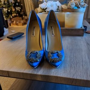 Blue heels